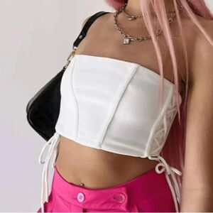 ▪️ Princess Polly |  Mylor Strapless White Top